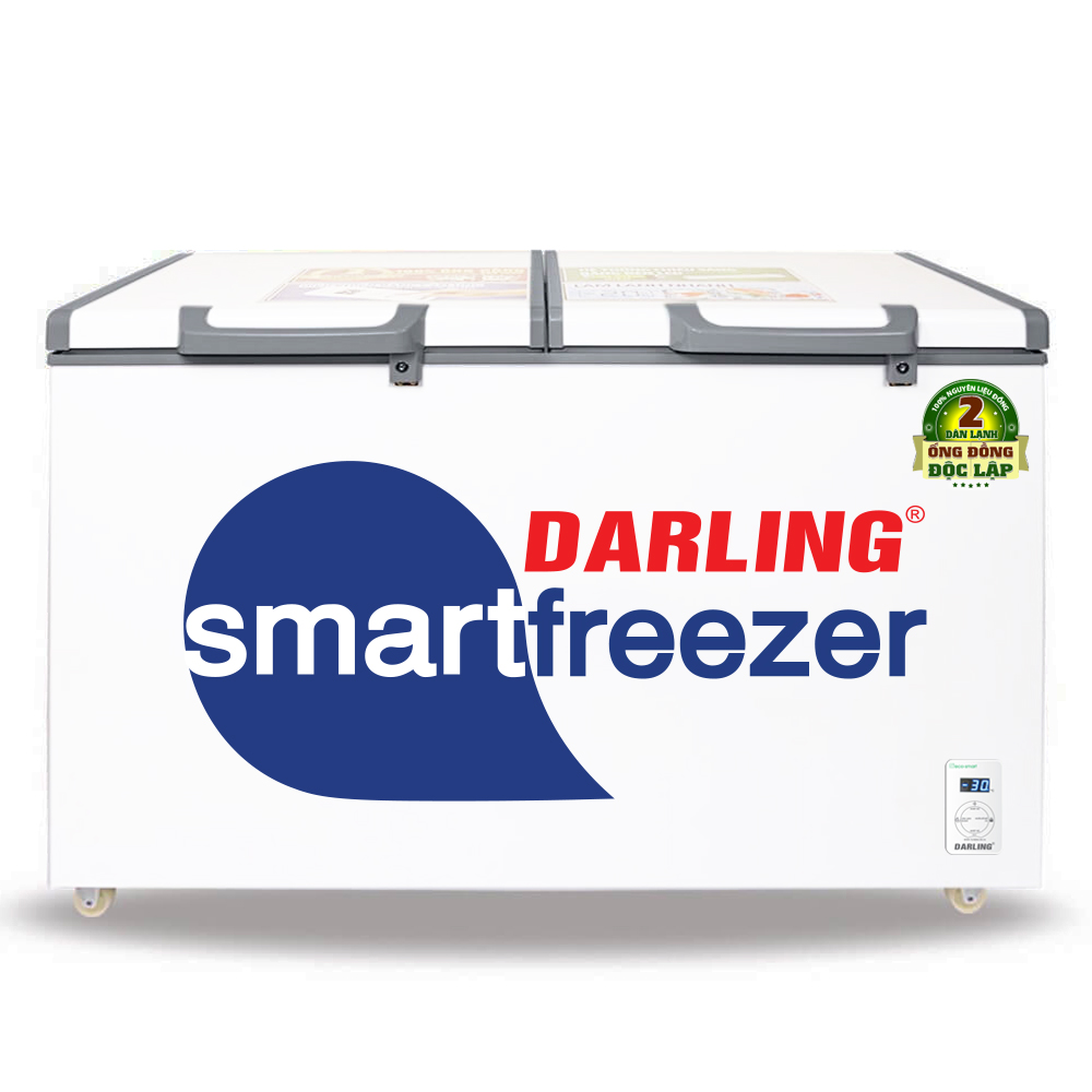 Tủ Đông Mát 2 Ngăn 2 Dàn Lạnh Darling DMF-3699WS-4